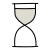 Sand hourglass Logo
